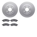 Dynamic Friction Co 4302-48038, Geospec Rotors with 3000 Series Ceramic Brake Pads, Silver 4302-48038